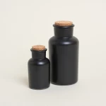Beauty Home ΜΠΟΥΚΑΛΑΚΙ ΜΑΥΡΟ ΜΑΤ ΜΕ ΦΕΛΛΟ 11 x 5,7 cm 125 ml