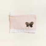 Beauty Home ΠΟΡΤΟΦΟΛΑΚΙ 9 x 16 cm ΚΕΝΤΗΜΑ ΡΟΜΒΟΣ ΡΟΖ