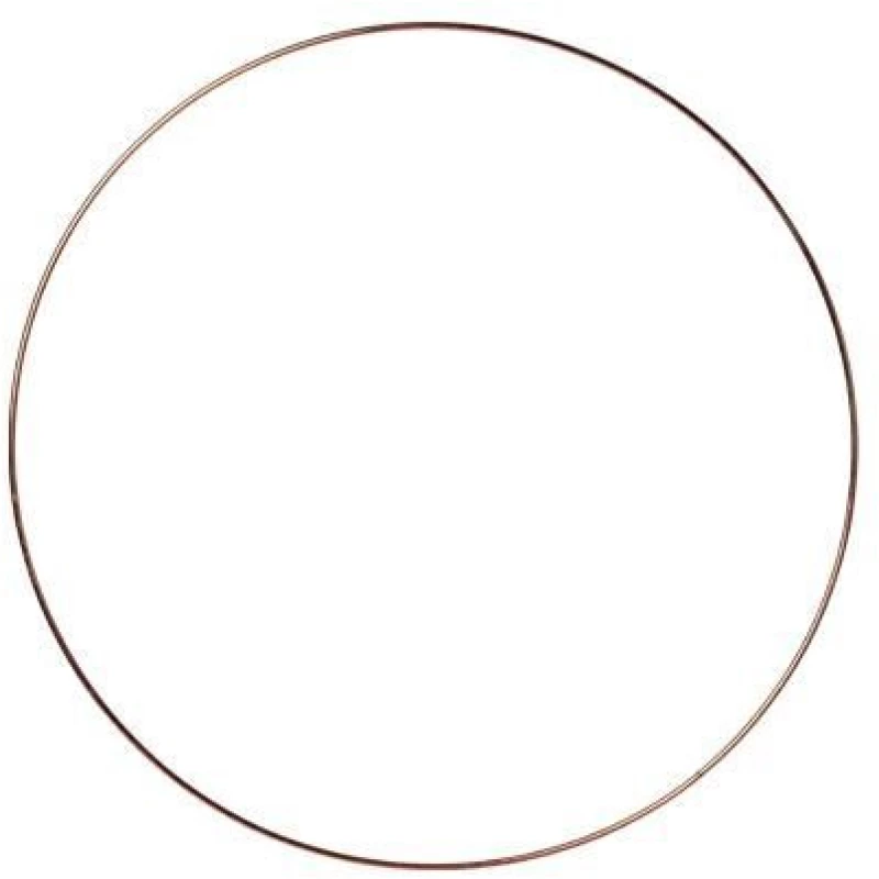 Beauty Home ΜΕΤΑΛΛΙΚΟΣ ΚΥΚΛΟΣ ΡΟΖ ΧΡΥΣΟ 40 CM
