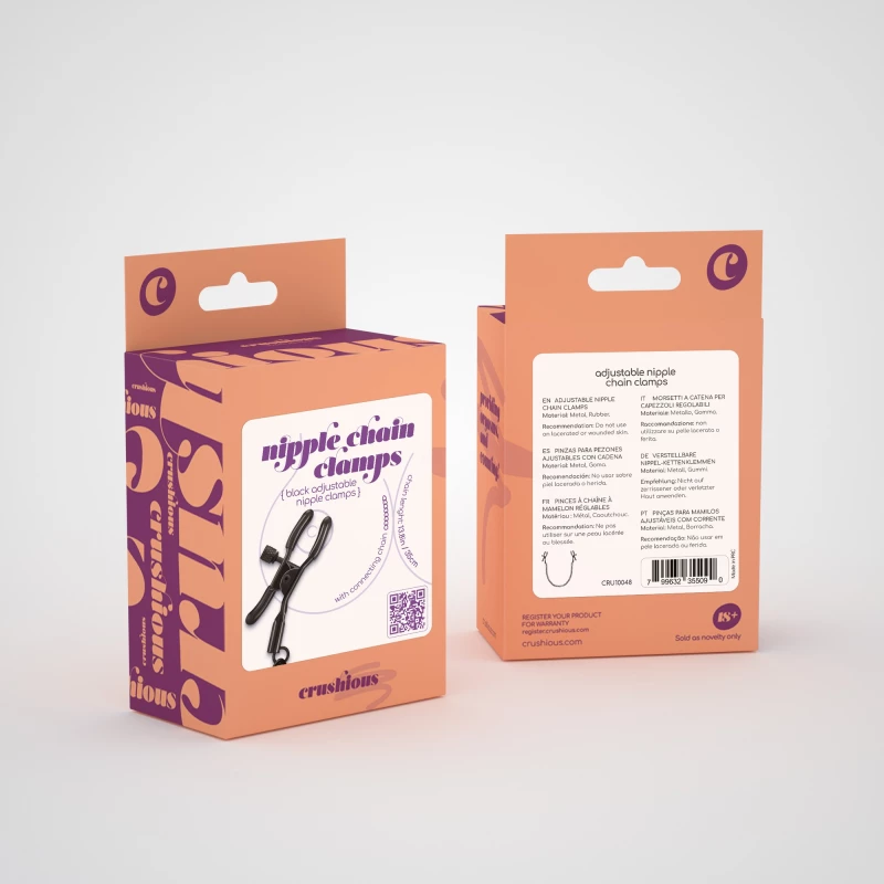 NIPPLE CHAIN CLAMPS CRUSHIOUS