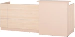 ΓΡΑΦΕΙΟ ΥΠΟΔΟΧΗΣ DALTON HM2068.02 ΜΕΛΑΜΙΝΗ ΣΕ SONAMA-ΜΠΕΖ 240x80x106Υεκ.
