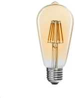 Λαμπτήρας LED ST64 Bulb pakoworld 4W 3000K E27 amber