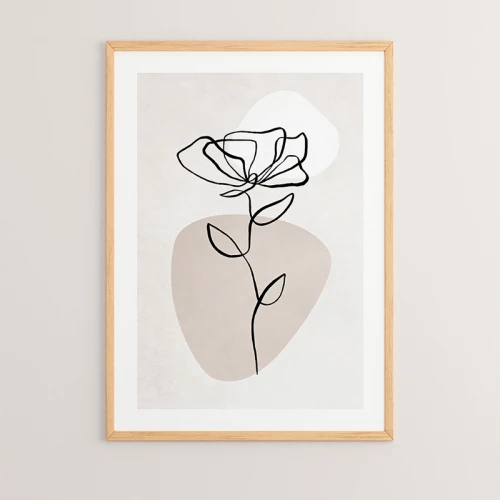 Πίνακας Bevo pakoworld με ψηφιακή εκτύπωση και πλαίσιο 33x1.5x48εκ