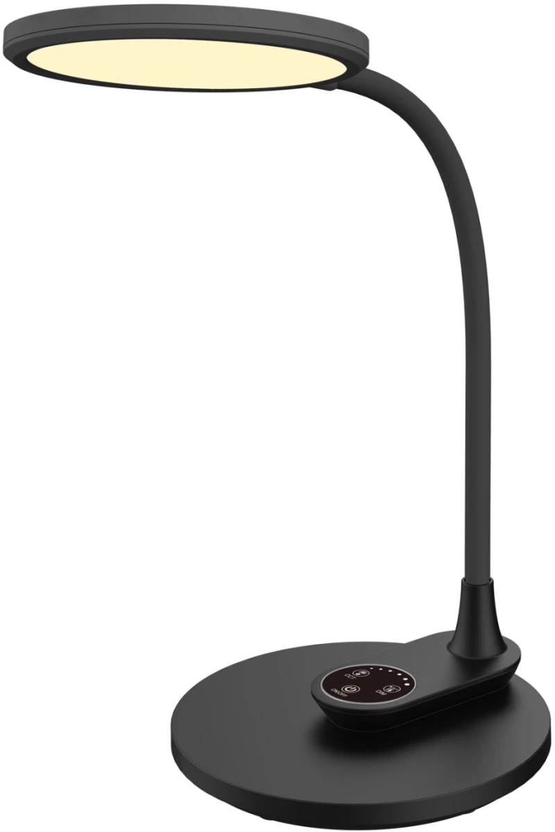 ΦΩΤΙΣΤΙΚΟ ΓΡΑΦΕΙΟΥ LED BLAIN HM4459.02 ΜΑΥΡΟ ABS & ΣΙΛΙΚΟΝΗ 17x26,6x34,5Υ εκ.
