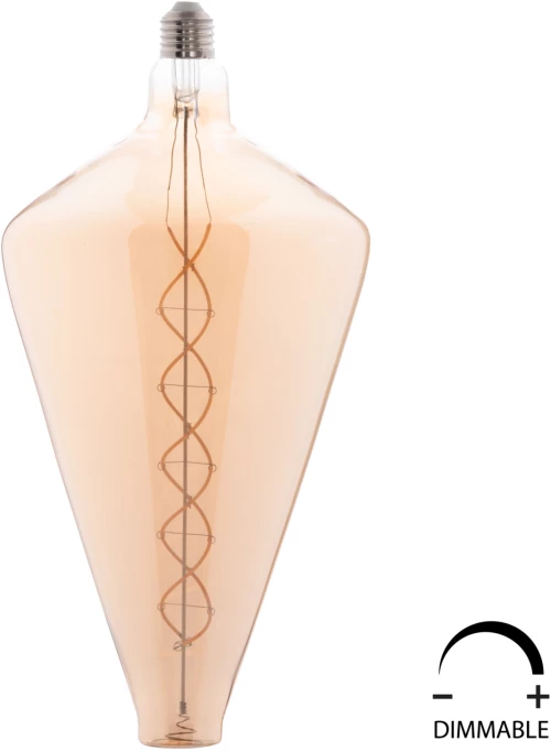 ΛΑΜΠΤΗΡΑΣ LED FILAMENT 8W E27 3000K GOLD COLOR DIMMABLE HM4054.02