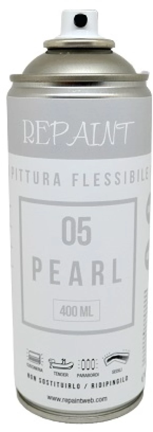REPAINT Ελαστικό Χρώμα Βαφής Φουσκωτών Spray 400ml - Pearl Grey