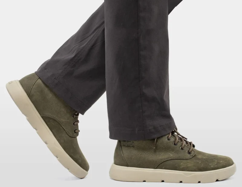 Helly Hansen Pinehurst Ανδρικά Μποτάκια Δερμάτινα Χακί