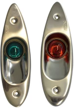 Φανός Πλευρικός Ναυσιπλοΐας Χωνευτός Inox 304 - Standard