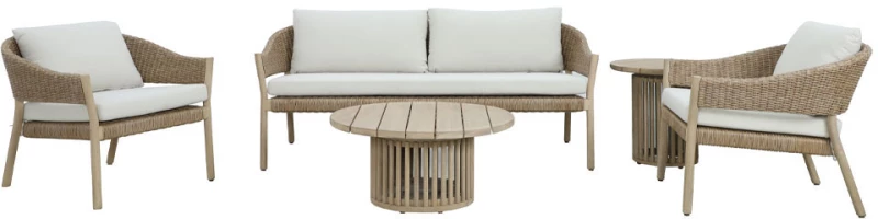 SUMATRA COFFEE TABLE ΦΥΣΙΚΟ 80x80x38cm