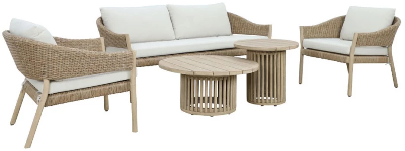 SUMATRA COFFEE TABLE ΦΥΣΙΚΟ 80x80x38cm