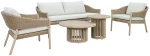 SUMATRA COFFEE TABLE ΦΥΣΙΚΟ 80x80x38cm