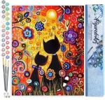 Figured’Art Καμβάς Ζωγραφικής με Αριθμούς – Cartoon Cats 40×50cm