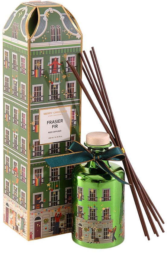 Χριστουγεννιάτικα αρωματικά sticks χώρου σε βαζάκι με άρωμα ελάτου 200ml