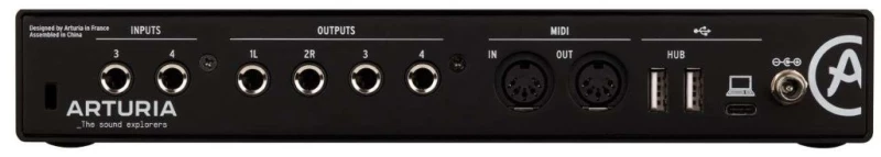 Arturia MiniFuse 4 Black - Φορητή κάρτα ήχου USB 4 in / 4 out