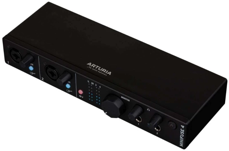 Arturia MiniFuse 4 Black - Φορητή κάρτα ήχου USB 4 in / 4 out