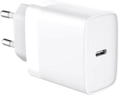 Φορτιστής Ταξιδίου Ταχείας Φόρτισης inos με Έξοδο USB C PD QC 3.0 20W Λευκό