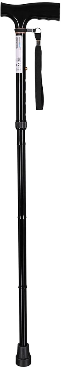 Folding walking stick ACTIONMED black