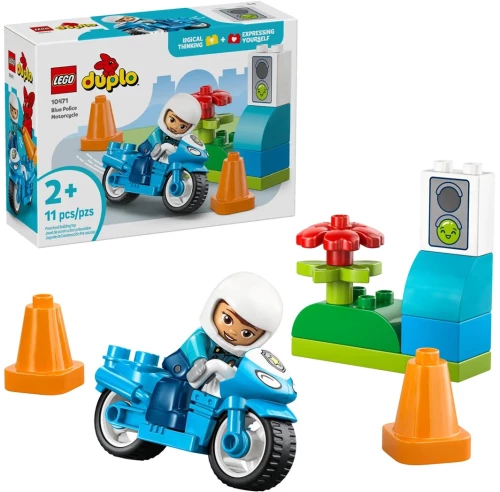 LEGO DUPLO 10471 Blue Police Motorcycle