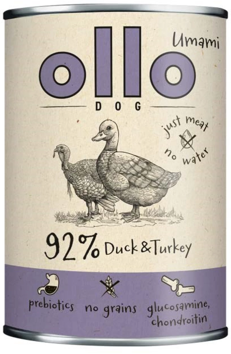 OLLO Umami Duck and turkey - wet dog food - 850g
