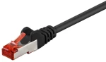 GOOBAY καλώδιο δικτύου 68702, CAT 6 S/FTP, copper, 250MHz, 7.5m, μαύρο