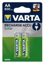 VARTA επαναφορτιζόμενη μπαταρία solar 56736, 800mAh, AA HR6 Mignon, 2τμχ
