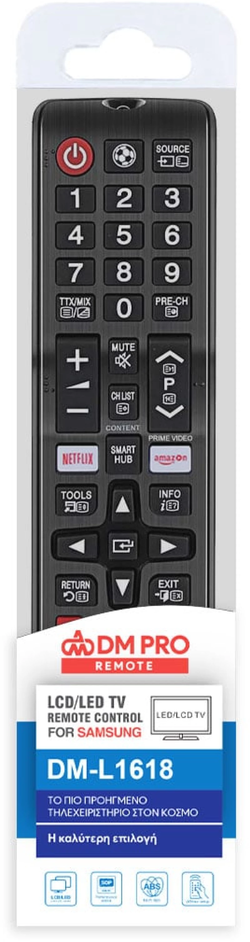 DM PRO DM-L1618 Universal τηλεχειριστήριο TV SAMSUNG