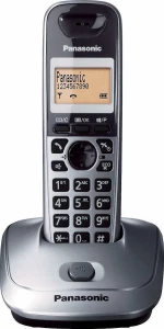 Panasonic KX-TG2511GRM Ασύρματο Τηλέφωνο με Ελληνικό Μενού Metallic Gray