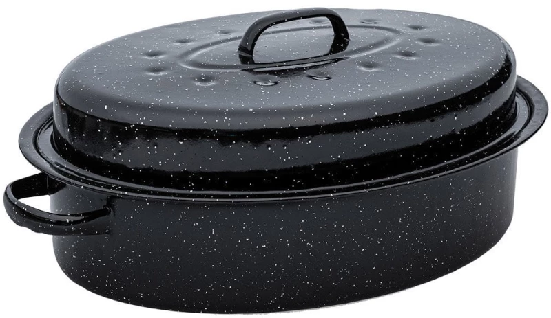 Estia 01-9052 Γάστρα Οβάλ από Αλουμίνιο με Σχάρα 46x32cm