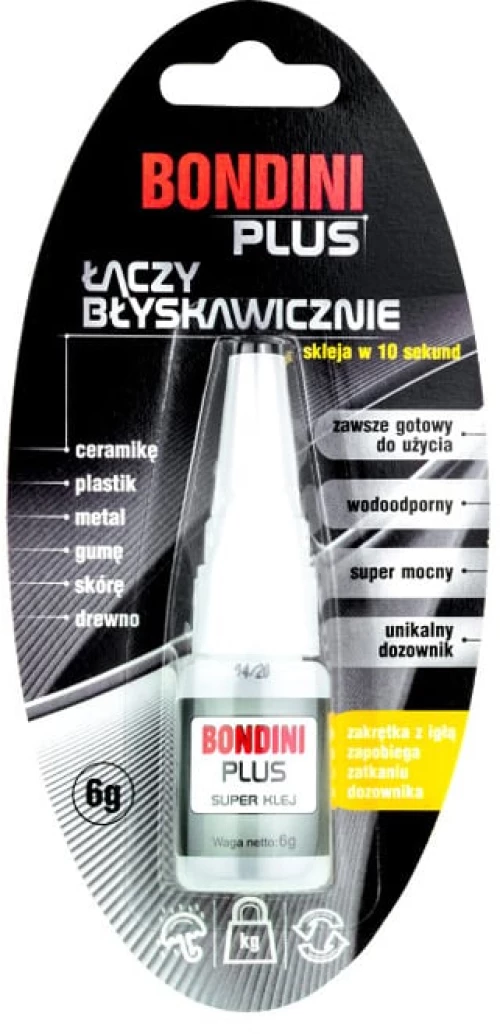 BONDINI κόλλα στιγμής Plus 02-040, 6g