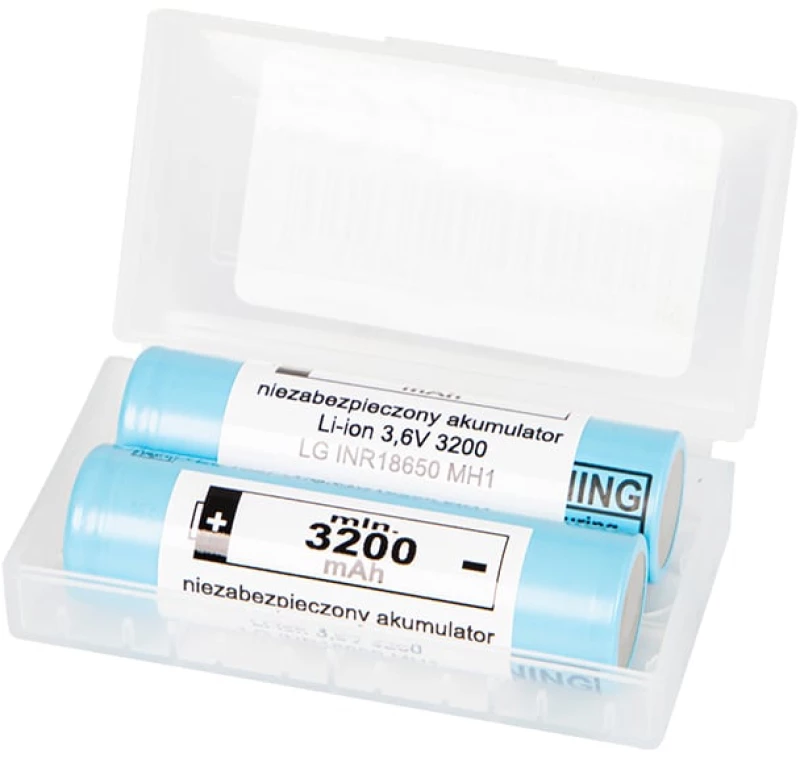 LG μπαταρία 18650 li-ion 3200mAh 10A (2 τμχ) (DM-85-599)