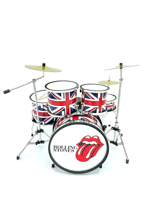 Rolling Stones μεταλλικό ντραμς μινιατούρα