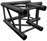 FOS Truss FT34-C21 Black - Τετράγωνη τράσα αλουμινίου 2-way 90 μοιρών, μαύρη
