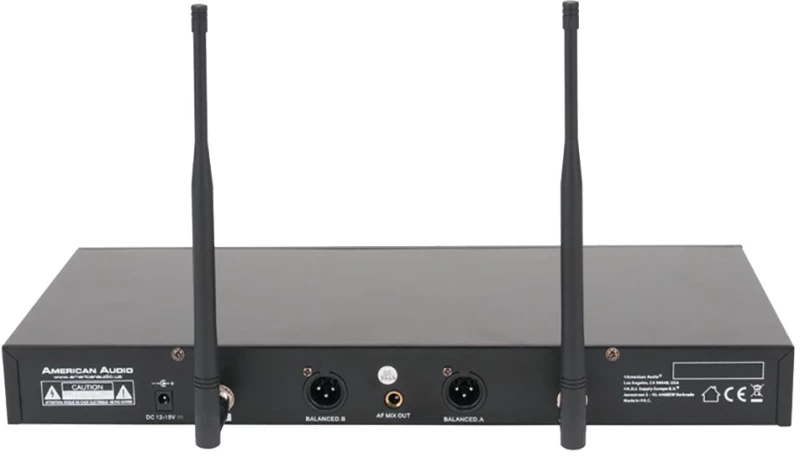 American Audio WM-219 - Διπλό σετ ασύρματου μικροφώνου χειρός UHF