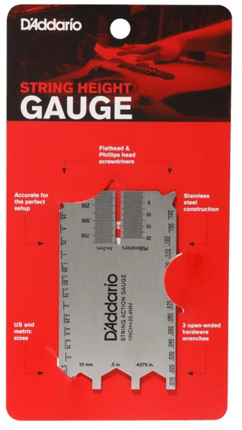 D'Addario PW-SHG-01 String Height Gauge - Εργαλείο Μέτρησης Οργάνων
