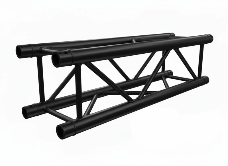 FOS Truss FT34-200 Black - Τετράγωνη τράσα αλουμινίου 200 cm, μαύρη