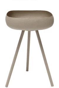 Τραπεζάκι μεταλλικό ματ Nextdeco γκρι Y47xØ32εκ. -  34000-08