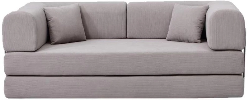 Compressed Nextdeco καναπές-κρεβάτι ανοιχτό γκρι 200x100x75εκ. - NEXT 36300-24