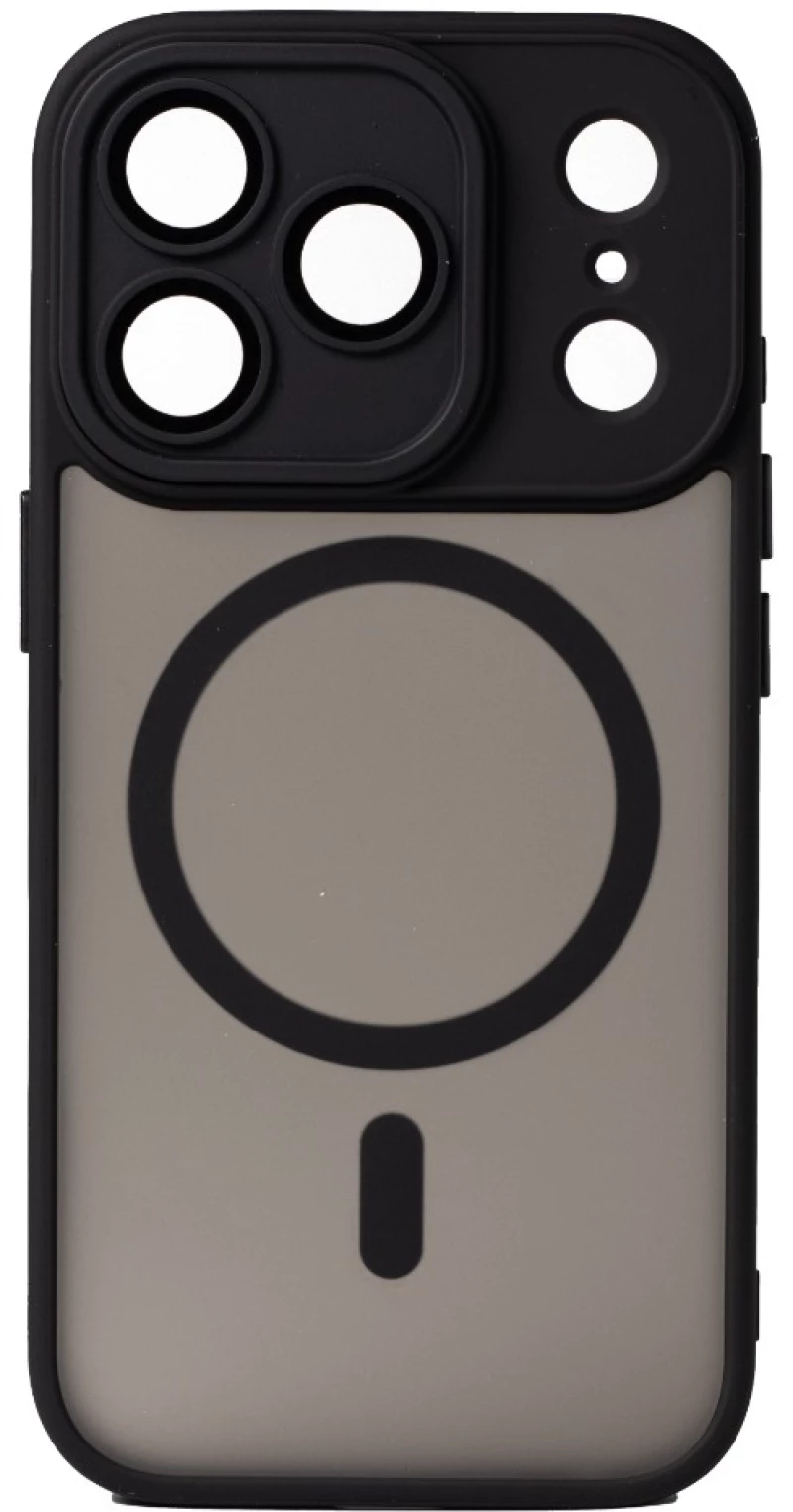 Hybrid Θήκη Σιλικόνης Με Magsafe & Metal Camera Lens Protection iPhone 17 Pro Μαύρο