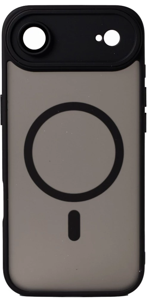 Hybrid Θήκη Σιλικόνης Με Magsafe & Metal Camera Lens Protection iPhone 17 Air Μαύρο