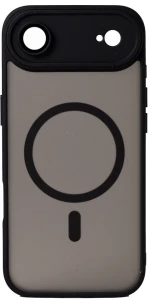 Hybrid Θήκη Σιλικόνης Με Magsafe & Metal Camera Lens Protection iPhone 17 Air Μαύρο