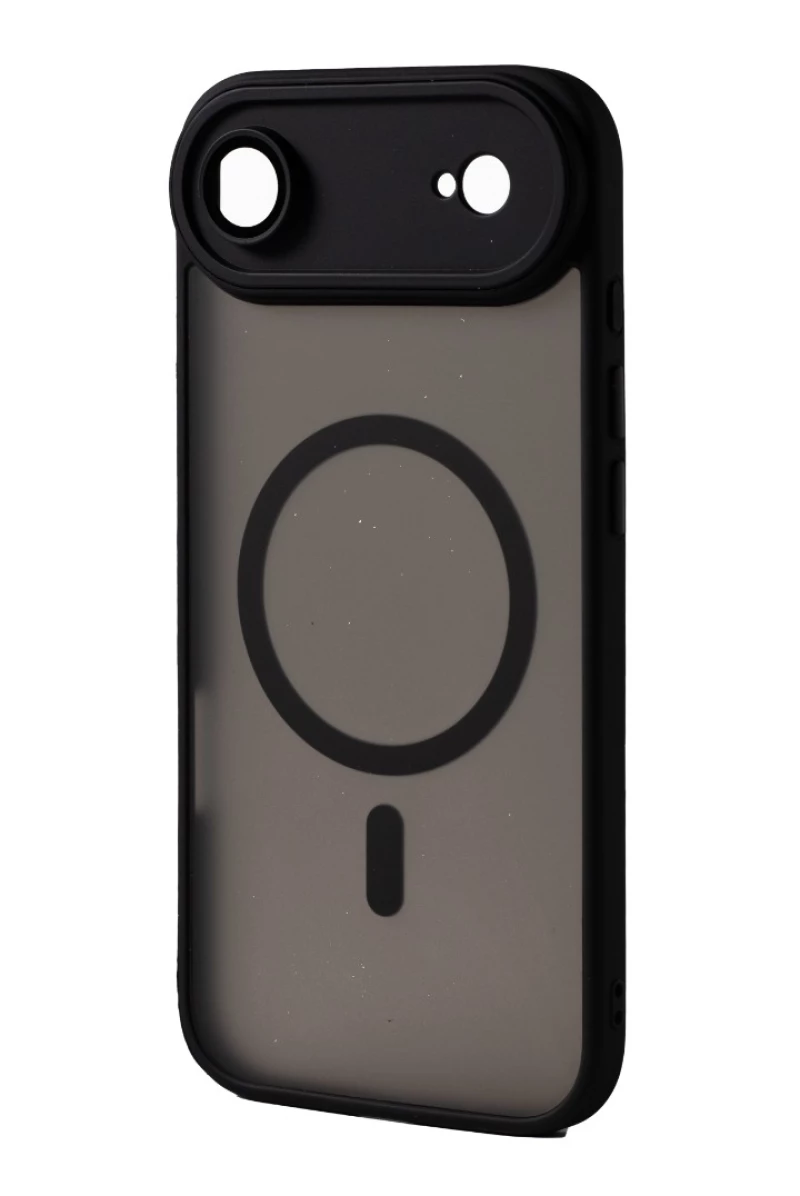Hybrid Θήκη Σιλικόνης Με Magsafe & Metal Camera Lens Protection iPhone 17 Air Μαύρο