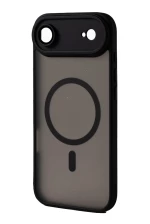 Hybrid Θήκη Σιλικόνης Με Magsafe & Metal Camera Lens Protection iPhone 17 Air Μαύρο
