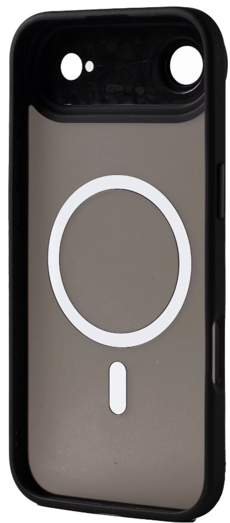 Hybrid Θήκη Σιλικόνης Με Magsafe & Metal Camera Lens Protection iPhone 17 Air Μαύρο