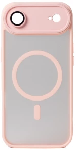 Hybrid Θήκη Σιλικόνης Με Magsafe & Metal Camera Lens Protection iPhone 17 Air Ροζ