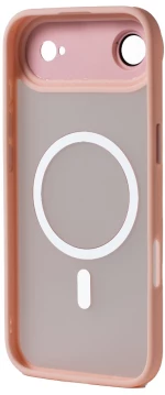 Hybrid Θήκη Σιλικόνης Με Magsafe & Metal Camera Lens Protection iPhone 17 Air Ροζ