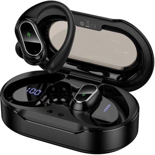 Hoco EQ29 Open True Wireless BT Ear Hook Earbuds Μαύρο