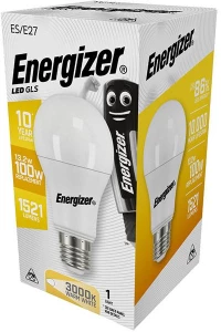 Energizer BEC Κοινή Λάμπα LED 13.8W E27 1521lm 3000K Θερμό Λευκό