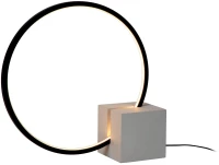 Lucide CIRKELIS - Table lamp - Ø 32 cm - LED Dim. - 1x6W 3000K - Black - 05555/06/30