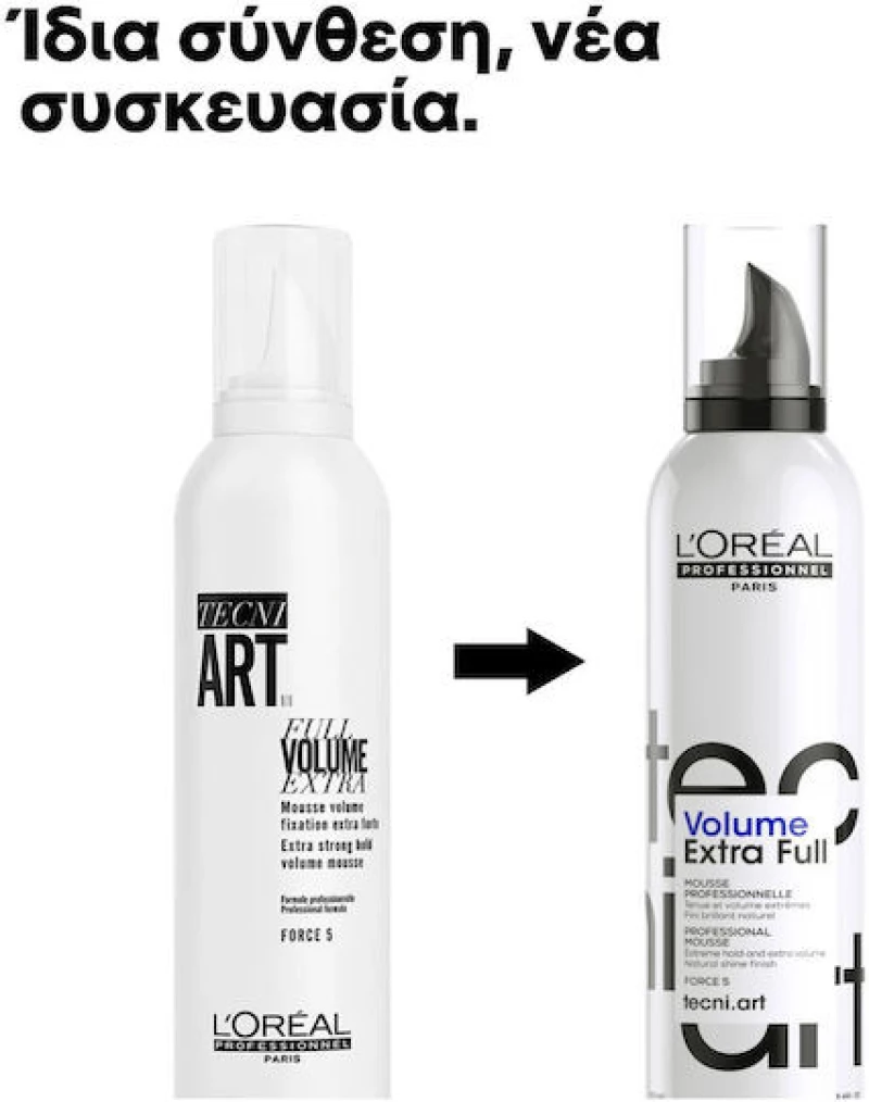 L'Oréal Professionnel Full Volume Mousse Extra Αφρός Μαλλιών για Όγκο 250ml