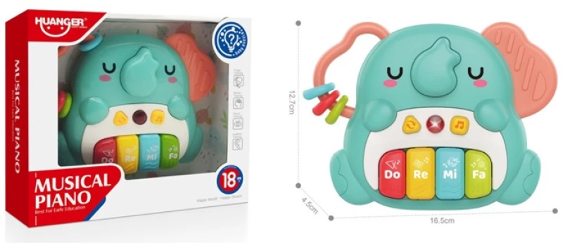 MARTIN TOYS ΜΟΥΣΙΚΟ ΠΙΑΝΑΚΙ BEBE ΕΛΕΦΑΝΤΑΚΙ HE0549